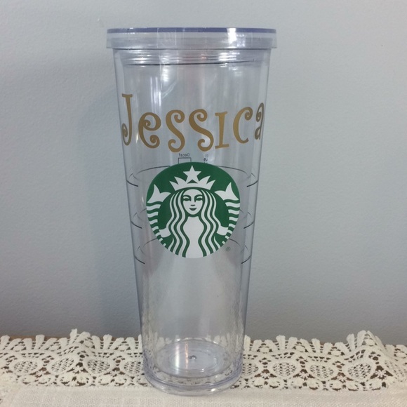 Starbucks Other - Personalized Starbucks Plastic Tumbler, Jessica Starbucks Other - Personalized Starbucks Plastic Tumbler, Jessica